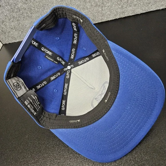 G/fore Snapback Hat Circle G's Blue Lapis Twill Golf One Size Adjustable - Picture 4 of 5